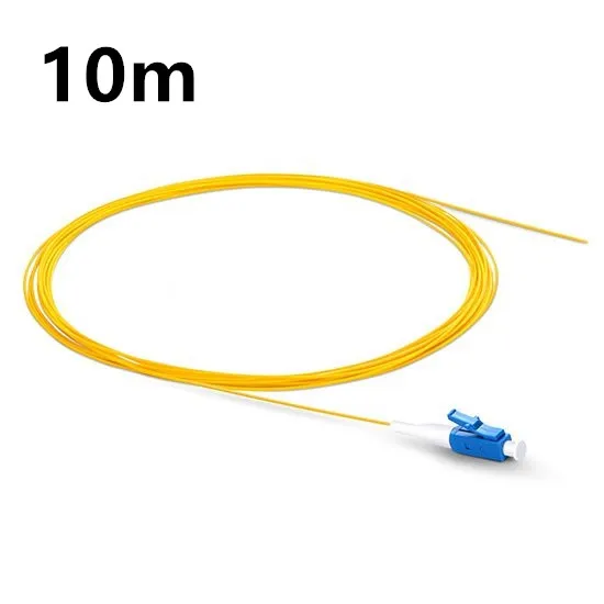 

10m LC UPC Fiber Optic Pigtail Simplex 9/125 Single Mode SM 0.9m PVC FTTH Cable in Fiber Optic Equipment