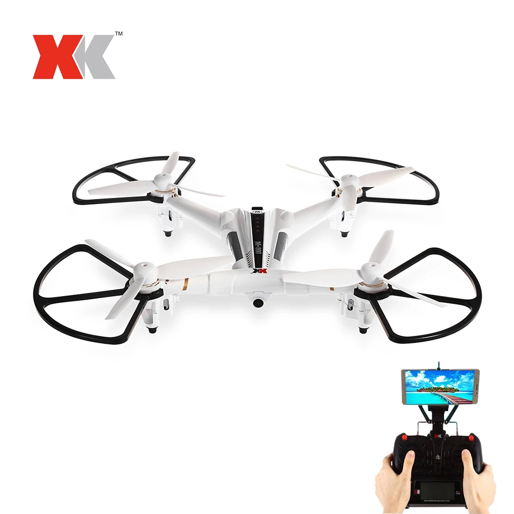 Квадрокоптер Радиоуправляемый XK X300 5 8G Wi-Fi FPV HD-камера 720p 2 4 ГГц 8 каналов 6-осевой