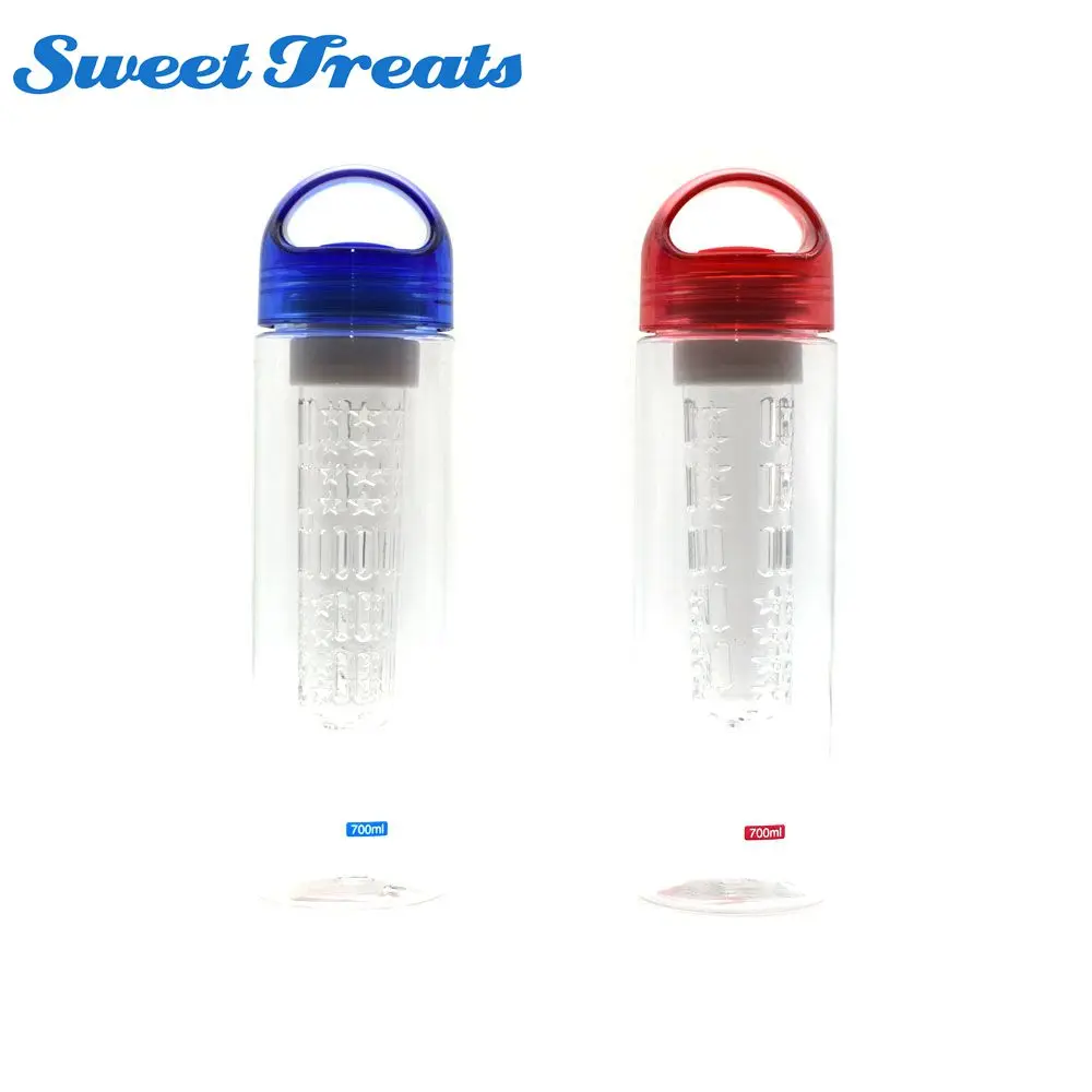 

Sweettreats 700ML Fruit Infusing Water Bottle with Lids Sports Bottles Health Juice Maker