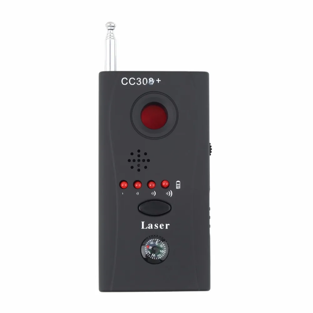 1PC Full Range Anti-Spy Bug Detector CC308+ Mini Wireless Camera Signal GSM Device Finder Protect Security