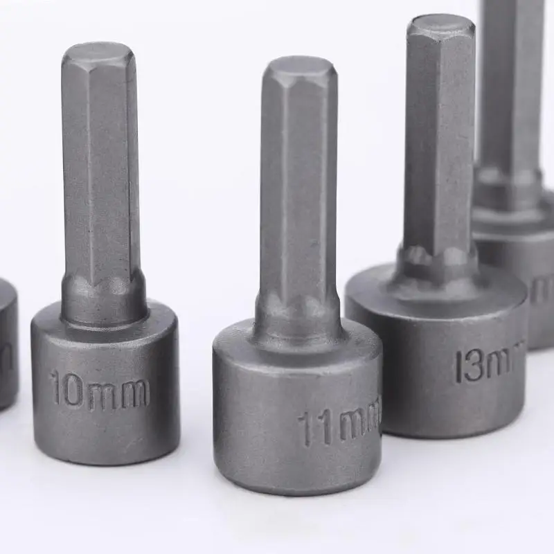 9pcs 5mm-13mm Nut Driver Bits Set Metric Socket Nozzles Nuts Hex Socket Sleeve Nozzles Drill Bit Adapter Hex Power Tools 9pcs 5mm-13mm Nut Driver Bits Set Metric Socket Nozzles Nuts Hex Socket Sleeve Nozzles Drill Bit Adapter Hex Power Tools