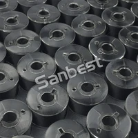 Sanbest Class 15 Prewound Bobbin Thread 60wt/40wt A Size – High Tenacity White & Black Embroidery Bobbins (TH00023) - Image 3