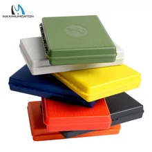 Maximumcatch 7 цветов на выбор 156*108*28 мм Тонкий Карманный пластиковый водонепроницаемый ящик для ловли нахлыстом Джиг Рыболовная коробка