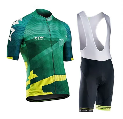 

2018 sommer NW Team herren Radtrikot Set Kleidung 12D Gel Pad Ropa Ciclismo Zyklus Maillot Kleidung