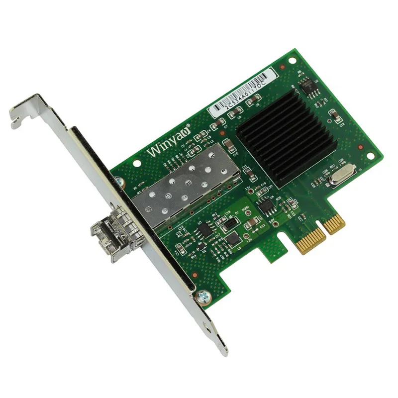 Free Shipping BCM5715S PCI-E X1 Gigabit Fiber Adapter w/ Multi Mode 1G 850nm LC Optical Module | Компьютеры и офис