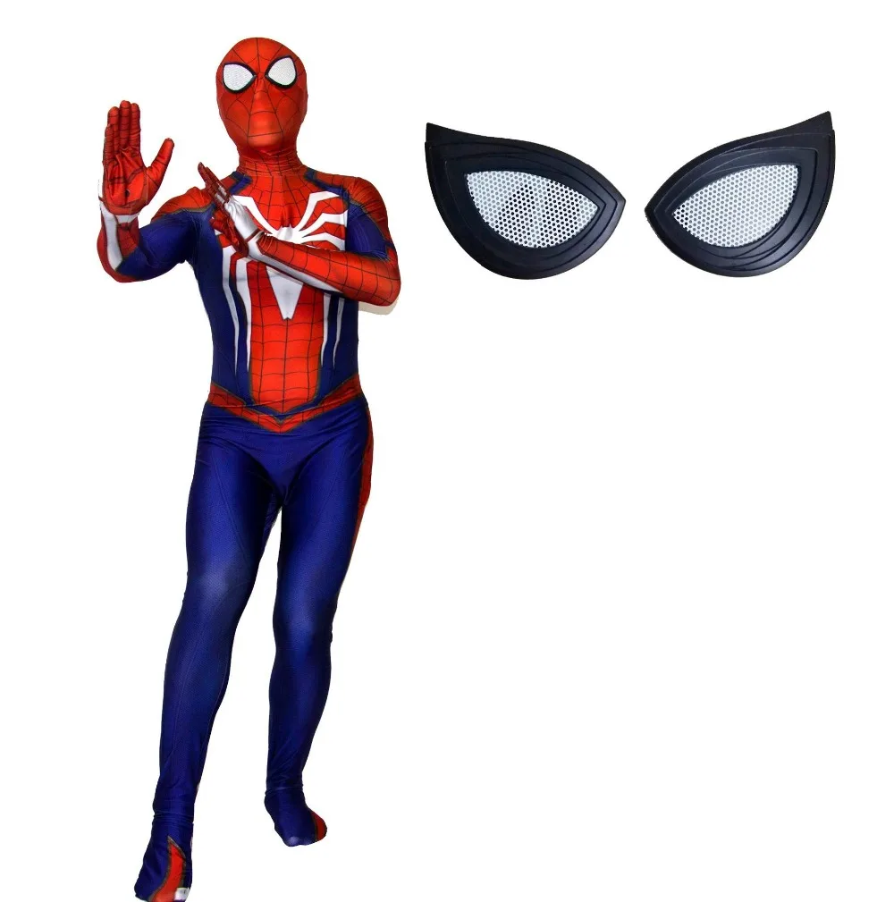 Новинка ps4 Insomniac Games Spiderman карнавальный костюм Zentai Spider Man супергероя комбинезоны