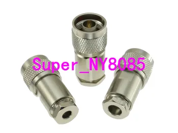 

3pcs/set N Male Plug Clamp for RG58 RG142 LMR195 / RG5 RG6 LMR300 / RG8 RG213 Cable RF Connector