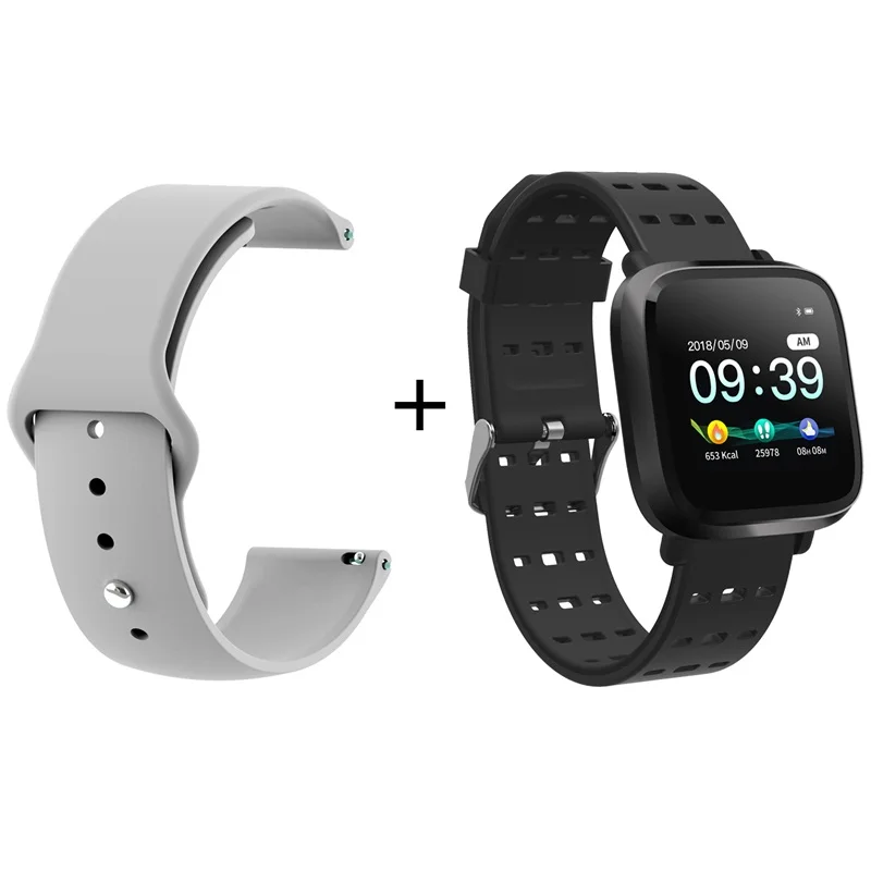 Y8 Смарт-часы Для мужчин IP67 водонепроницаемый браслет крови Давление крови кислородом трекер Для женщин Smartwatch же вид, как Fitbit Versa - Цвет: Package 9