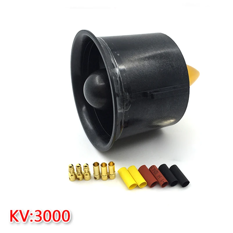 QX MOTOR бесщеточный двигатель 70 мм QF2822 3000KV EDF Ducted 6 Rotor Fan Balance протестирован для