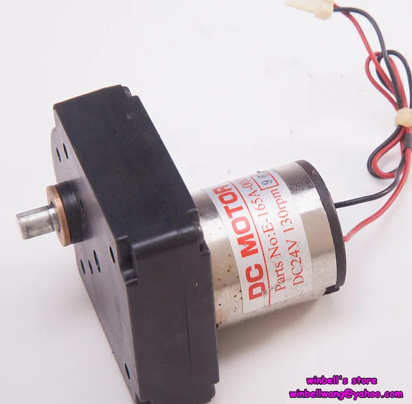 

7-type DC motor 6V 12V 24V hand generator E-165A-000 24V130RPM DC gear motor ~