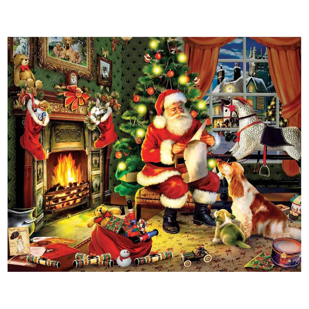Christmas Diamond Painting Full Square Embroidery Painting Cross Home