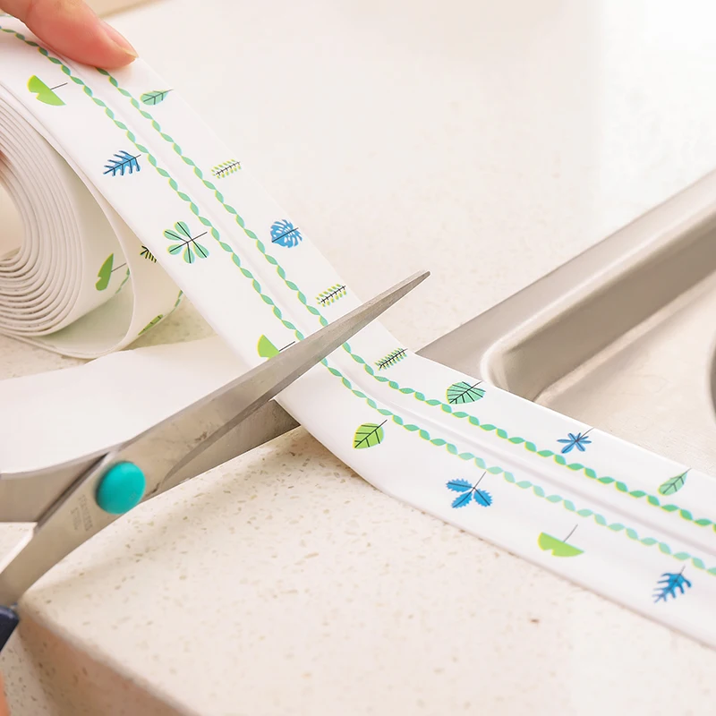 

Self Adhesive Sink Stickers Waterproof Anti-moisture PVC Sticker Kitchen Bathroom Wall Corner Line Mildew tape Corner sticker