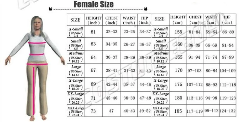 Cosplay size women