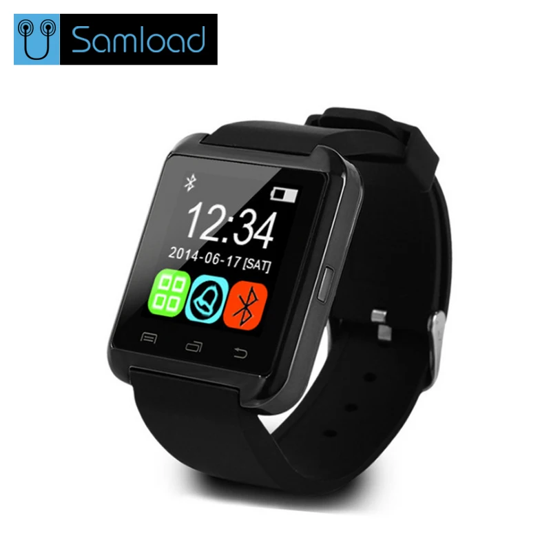 Умные часы Samload, синхронизация уведомлений, поддержка подключения Bluetooth для телефона Android, умные часы PK GT08 DZ09 GV18 U8 - Цвет: U8-B