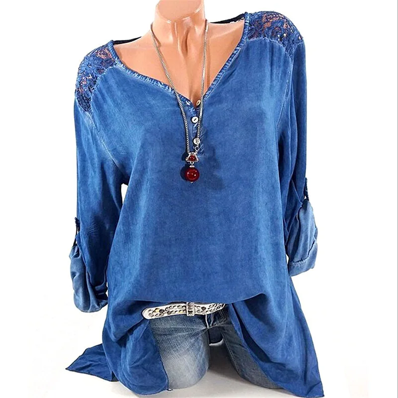 

Unicorn 2019 Rushed Spandex Cotton Limited Regular Kpop Tumblr Women's Free Shipping Style Lace Stitching Sleeve T-shirt Wear