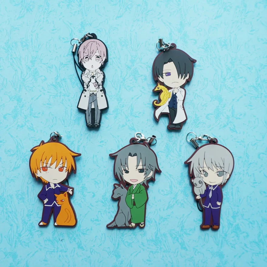 

Ten Count Anime Takarai Rihito Rubber Keychain