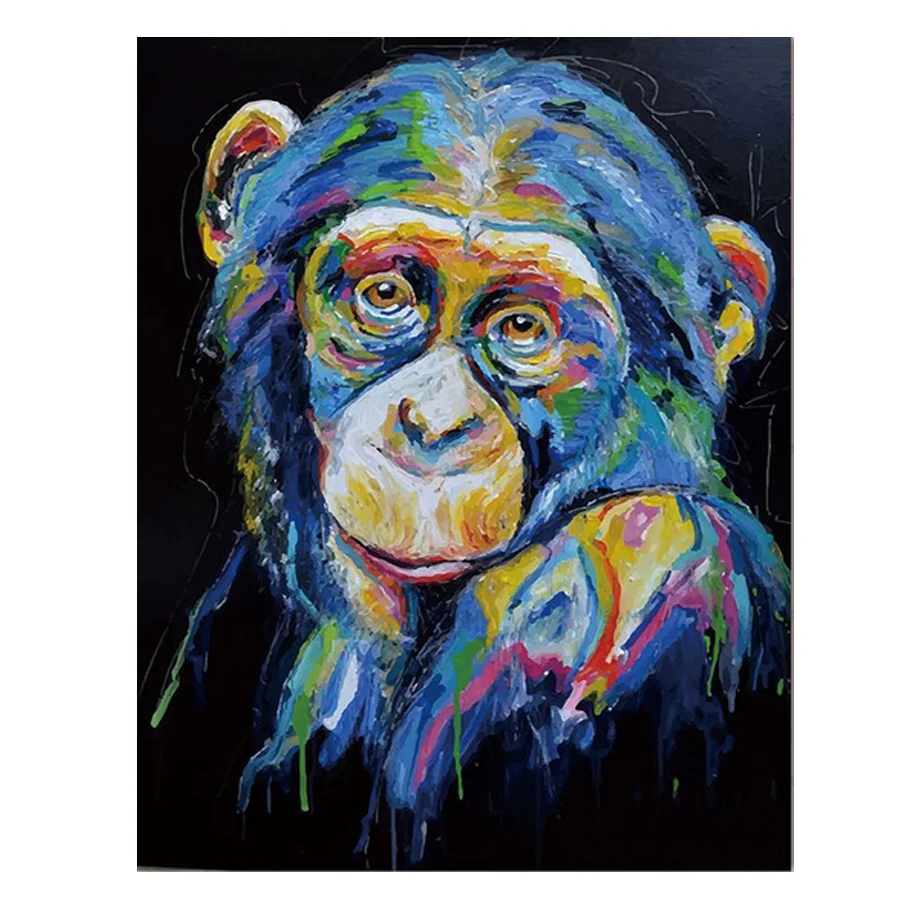 

DIY Animal Diamond Painting Cross Stitch All-round Diamond Embroidered Cat & Flower Fruit Flower Mosaic Picture Rhinestone