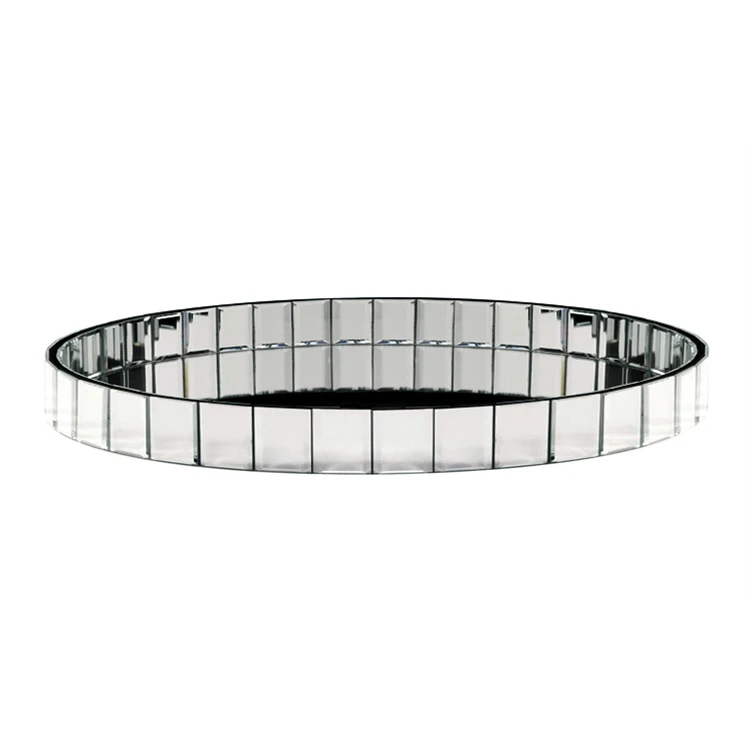 Круглые Солнцезащитные очки с зеркальным стеклом лоток современный винный поддон для хранения Свадебный декор большой D-F0021