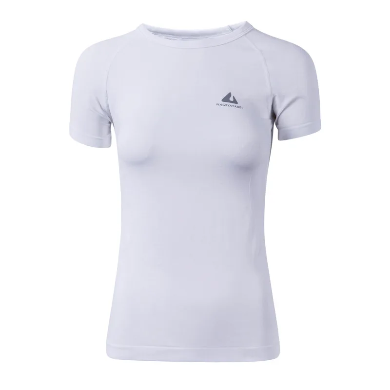 Женская футболка для фитнеса, занятий йогой, с коротким рукавом, для бега, быстросохнущая, дышащая, спортивная одежда, для тренировок, занятий спортом, для похудения