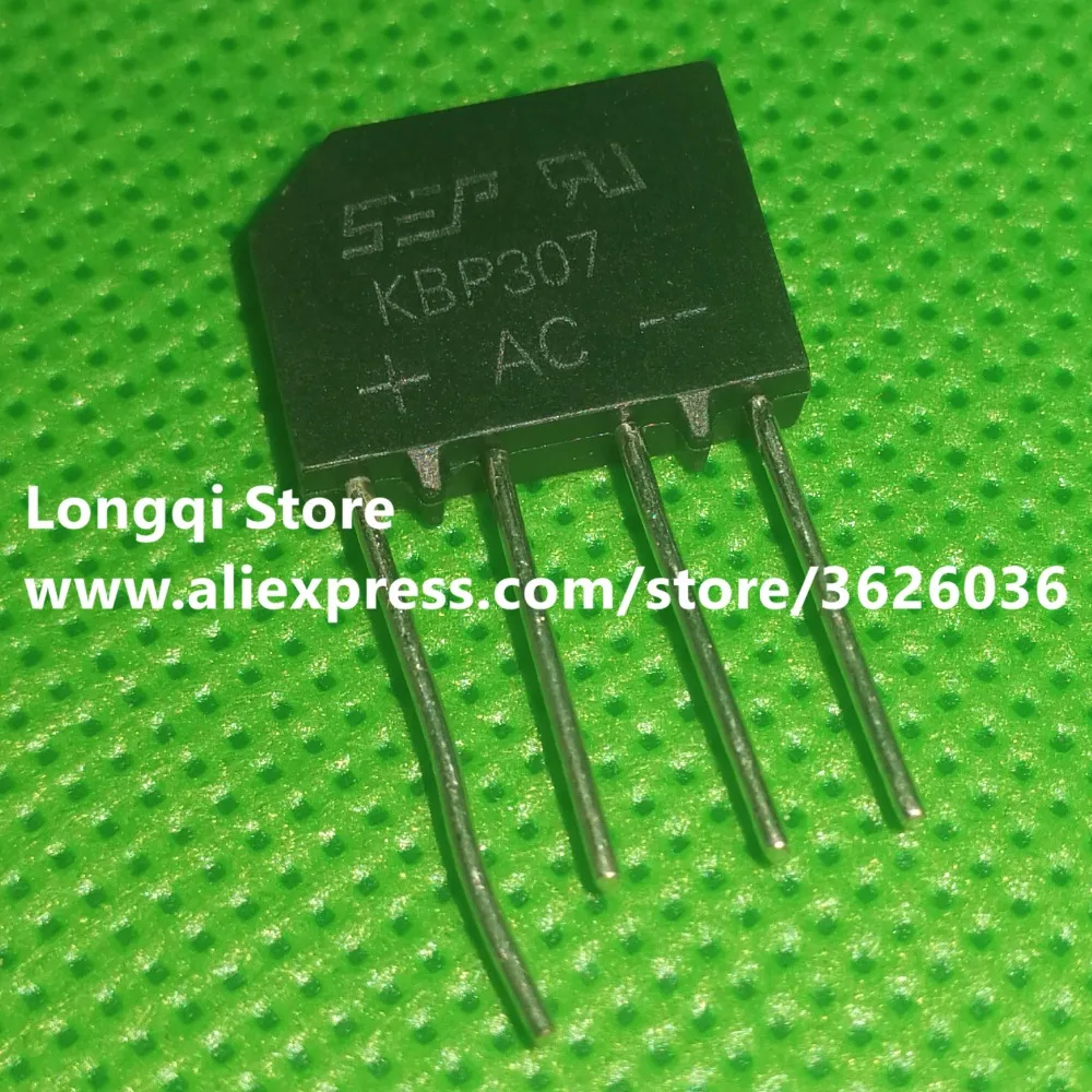 

10PCS KBP307 KBP307G SINGLE PHASE 3.0 AMPS SILICON BRIDGE RECTIFIERS DIODE BRIDGE 600V 3A KBP