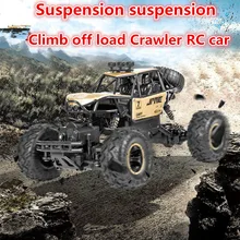 Скалолазание с нагрузкой гусеничный пульт дистанционного управления RC автомобиль Bigfoot Наклонный холм подвеска силовой двигатель 2,4 г 4WD RC гоночный автомобиль игрушка подарок