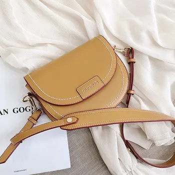 

Bags for women handbag designer New versatile shoulder bag sleek minimalist texture sloping saddle bag