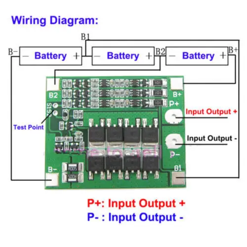 3S 25A Li-Ion 18650 BMS PCM плата защиты аккумулятора BMS PCM с балансом для литий-ионного Lipo модуль для батарей