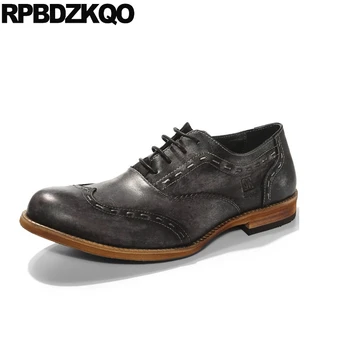 

Men Luxury Black Real Leather Custom Italian European Prom British Style High Quality Italy Oxfords Rubber Sole Dress Shoes