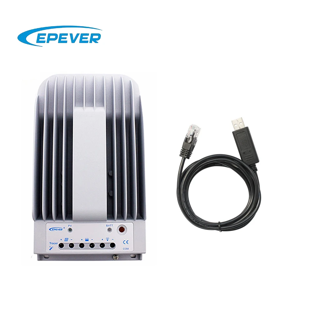Tracer 10A 20A 30A 40A 1215BN 2215BN 3215BN 4215BN MPPT Контроллер заряда для фотоэлектрических систем CC-USB-RS485-150U связь ПК кабель