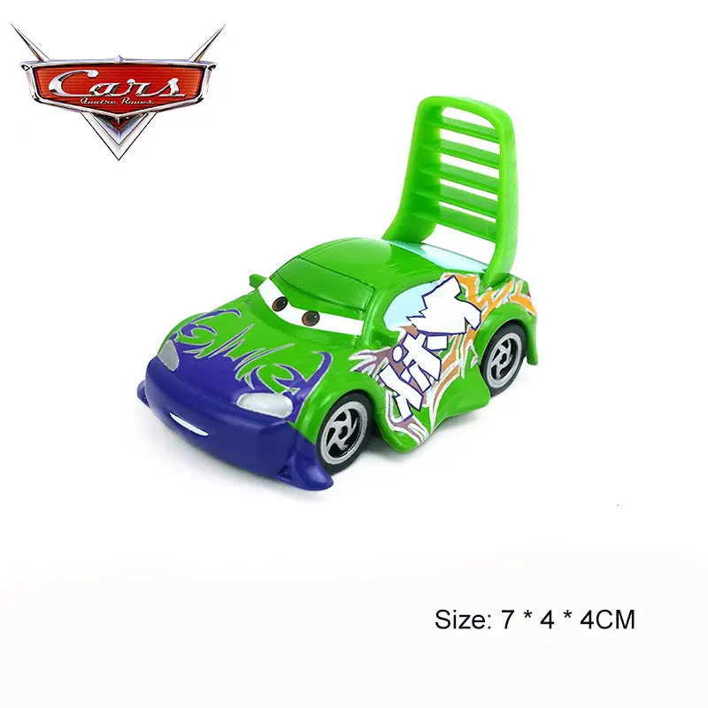 Disney Pixar Cars 2 Toy модель автомобиля из сплава барсук пламя слизни синий диджейский
