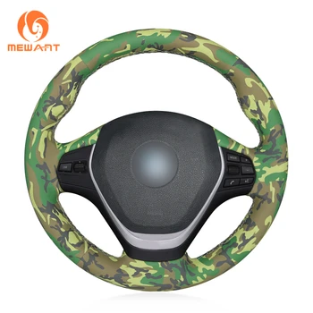 

Camouflage Artificial Leather Car Steering Wheel Cover for BMW F20 F21 F22 F23 F30 F31 F34 F32 F33 F36