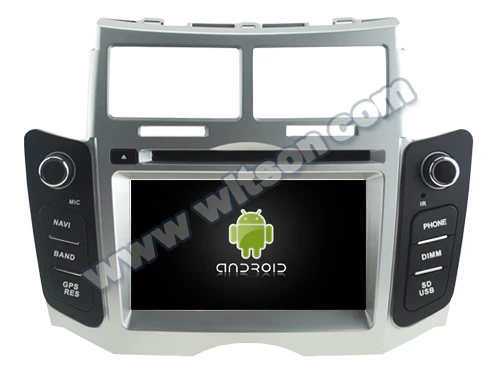 Discount WITSON Android 9.0 Octa core(eight core) PX5 CAR DVD player For TOYOTA YARIS 2005-2011 IPS GPS RADIO 1