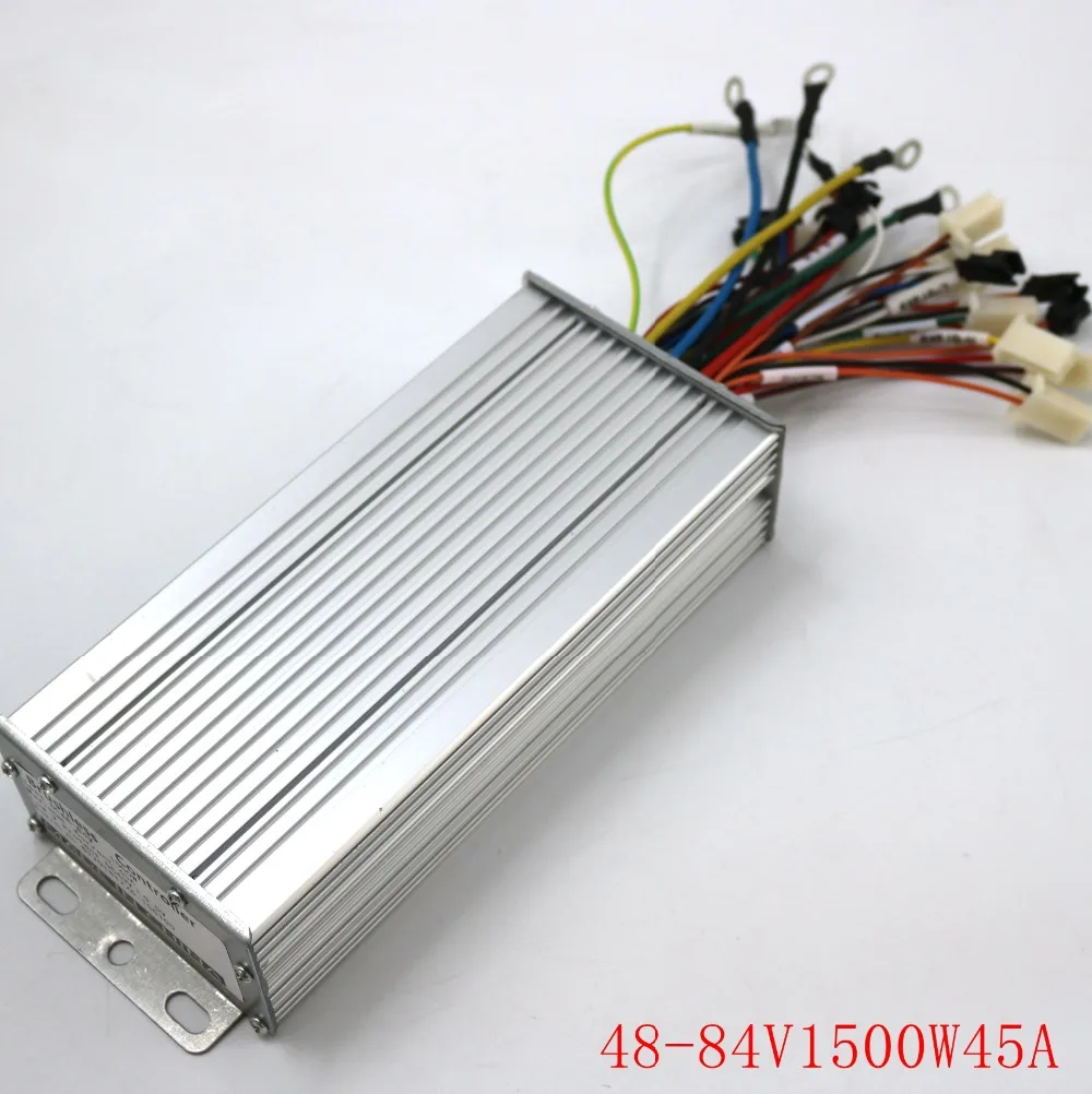 GREENTIME 15 Mosfet 48-84 V 1500 W 45 Amax de modo Dual Sensor/Sensor de Sensorless sin escobillas controlador de Motor DC bicicleta eléctrica de conductor - 3