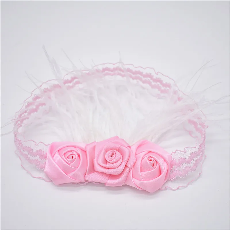 

7455 bows headwear meninas do bebe varejo de moda de nova cabelo bandas Do Laco mix 3 Subiu headbands Criancas Acesso 1psc