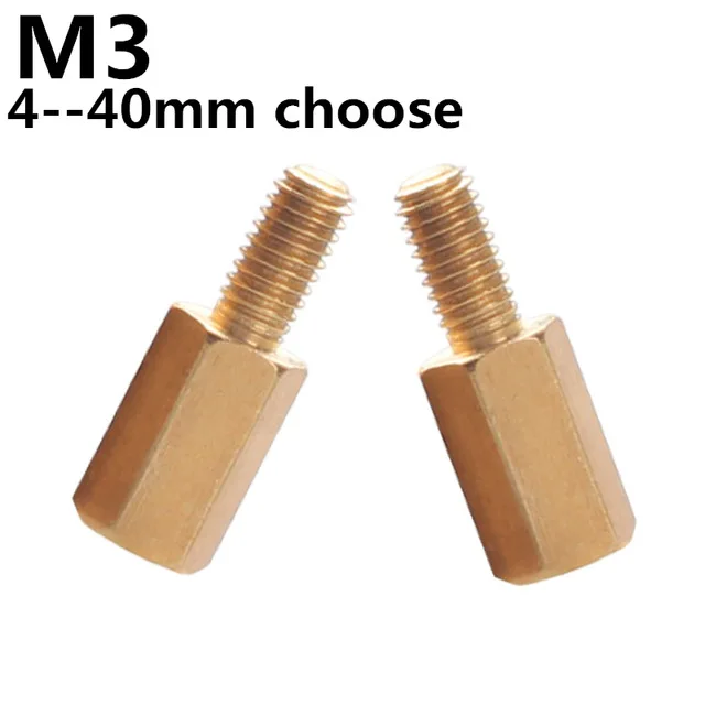 M3 (6 40 мм) + 6 мм латунный шестигранный винт M F опорный полюсный крепеж PCB плата для DIY
