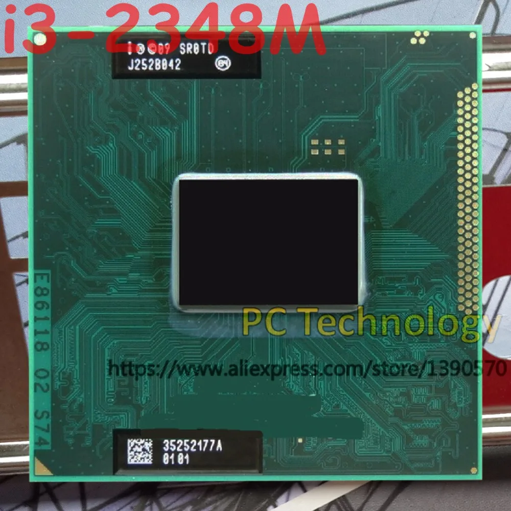 Оригинальный процессор Intel core 2 30 ГГц 3 Мб двухъядерный SR0TD i3 2348M FCPGA988 ноутбук