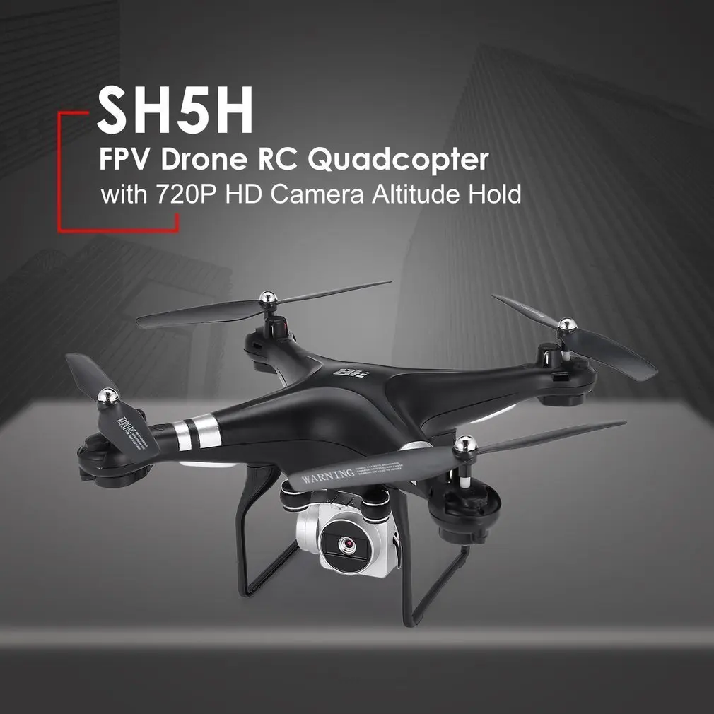 

SH5H 2.4G FPV Drone RC Quadcopter 720P Wifi Camera Live Video Altitude Hold Headless Mode One Key Return VS Syma X5C