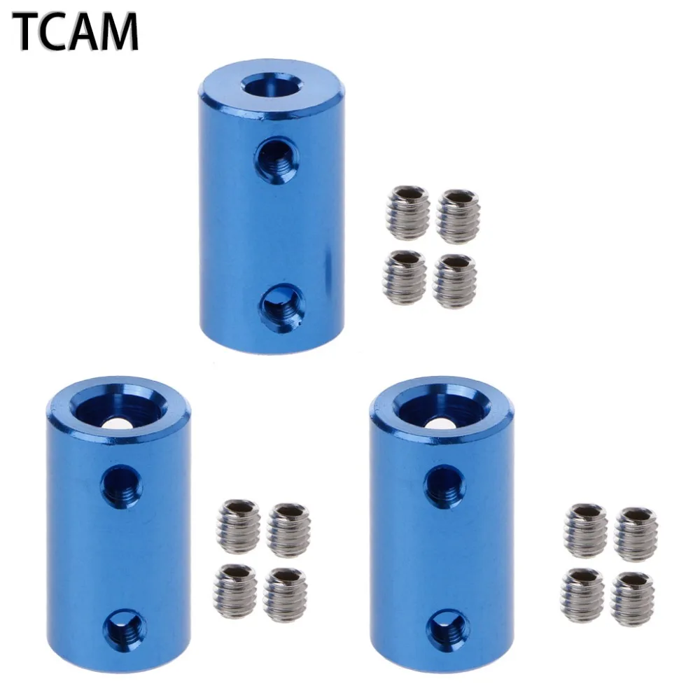 

TCAM 1 PC Blue Aluminum Alloy Flexible Shaft Coupler Coupling 3D Printers Parts 5x5 5x8 8x8