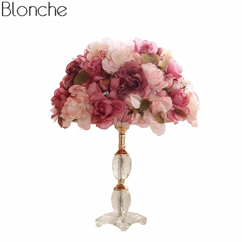 Modern Rose Flower Table Lamp for Living Room Bedroom Bedside Lamp