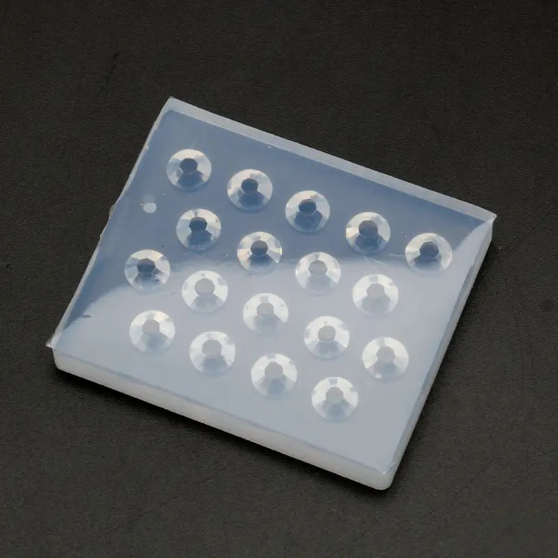 6 мм плоский Алмаз DIY кристаллы силиконовый полимерный литой формы кулон ювелирные изделия инструменты