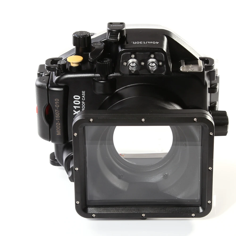Meikon LX100 40m 130ft Waterproof Underwater Housing Camera Diving Case Cover for Panasonic DMC-LX100 24-75mm