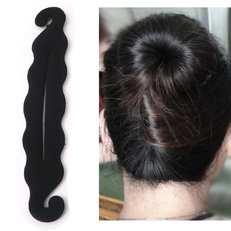 4pcs Set Plastic Hair Braid Styling Tools Pull Hair Clips Stick