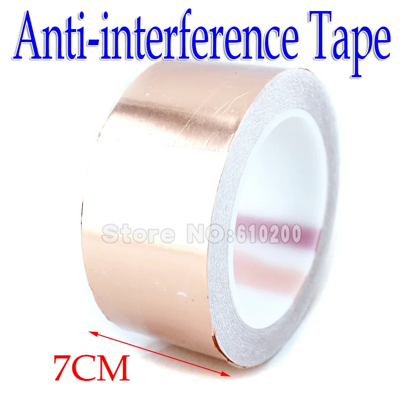 Free Shipping 70mmX30M Copper Foil Tape ,EMI wave