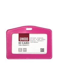 YH6831* 1 шт. женский деловой держатель карты с ремнем кожаный чехол для карты для студентов ярких цветов милый мультфильм детский значок