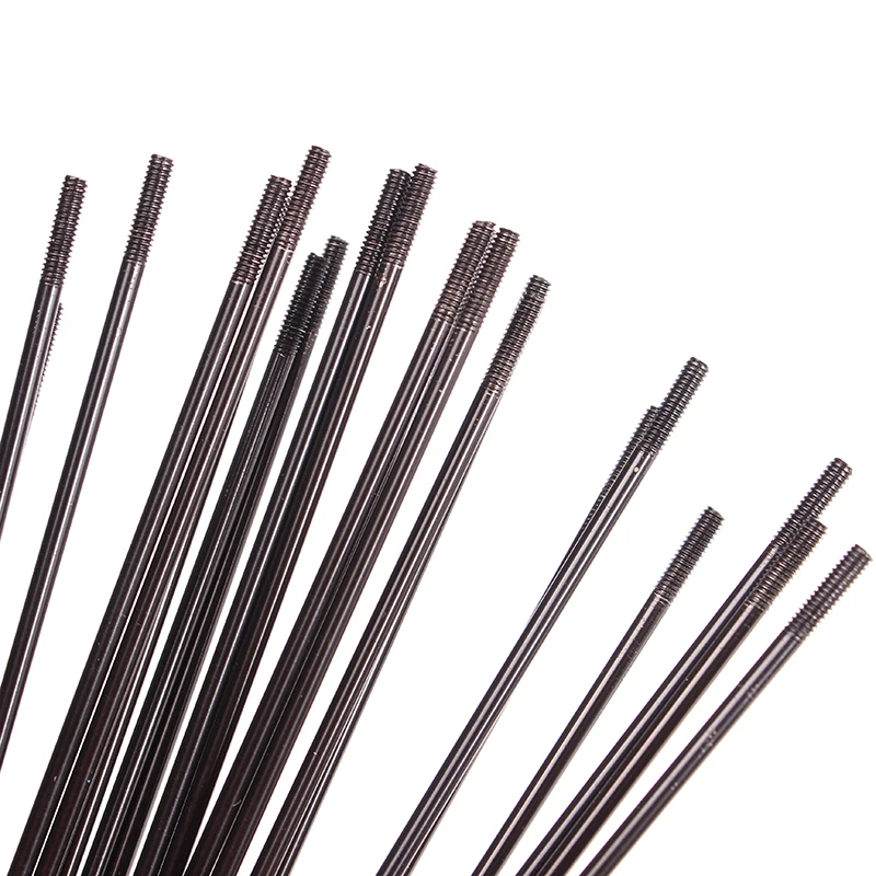 Bicycle spokes wire mountain / road bike 304 stainless steel spokes 14G black high-strength bicycle spokes180MM-275MM Spoke cap