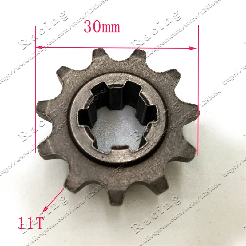 Передняя Коробка передач Звездочка T8F 11 14 17 20 т 20 зубчатая шестерня для 47cc 49cc Minimoto мини Грязь велосипед ямы мопед скутер