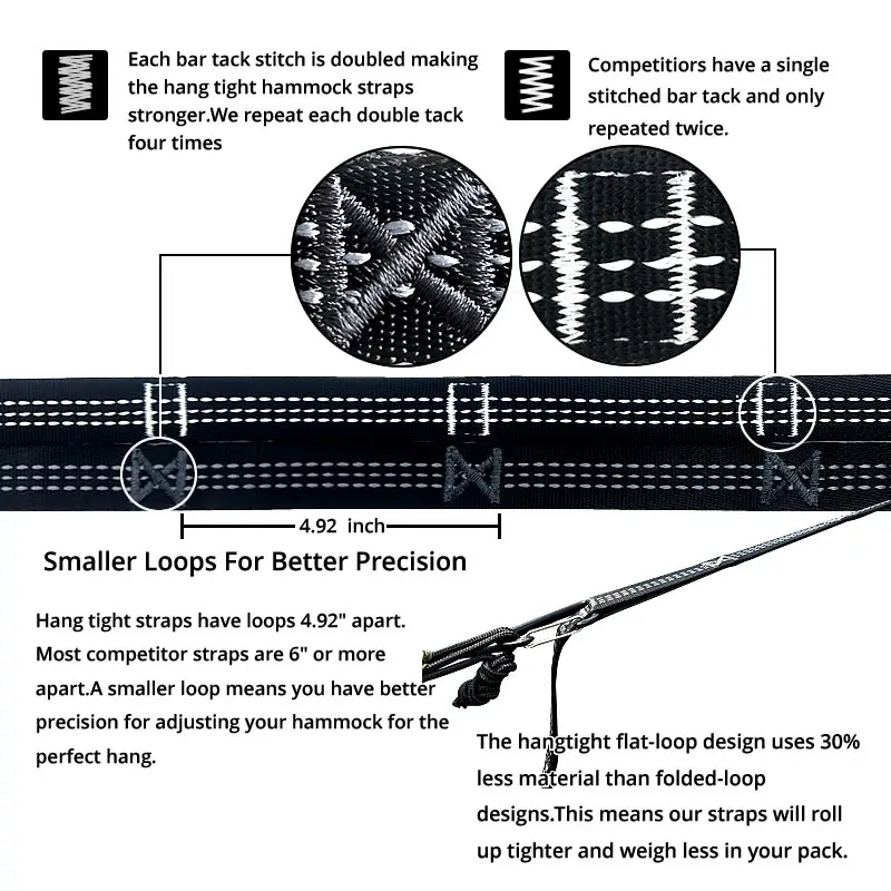 Открытый гамак ремень гамак пояс Веревка завязывание ультра толстые нейлоновые ремни отправить мешок для гамак ENO загрузка 2000 кг(4409LBS) сильный