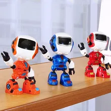 Умный Робот игрушка электронная фигурка игрушка голова сенсорный-Sensitiv светодиодный сплав Робот Игрушки для мальчиков подарок на день рождения