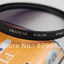 67 мм градиентный Серый цветной фильтр для объектива