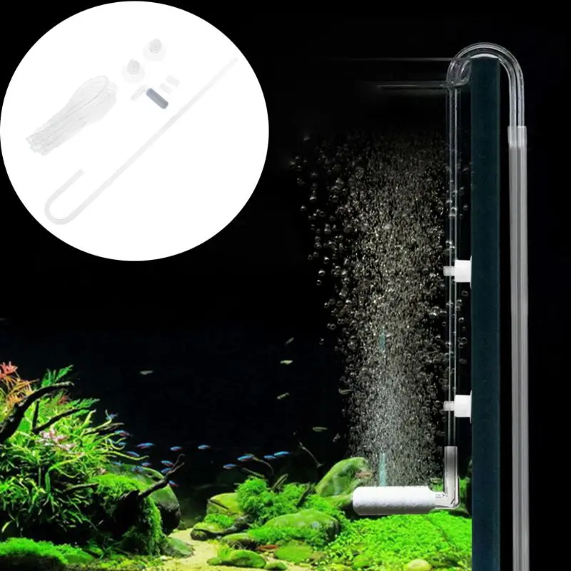 

Aquarium CO2 System Diffuser 360 Degrees Check Valve Arcylic Tube with Suction